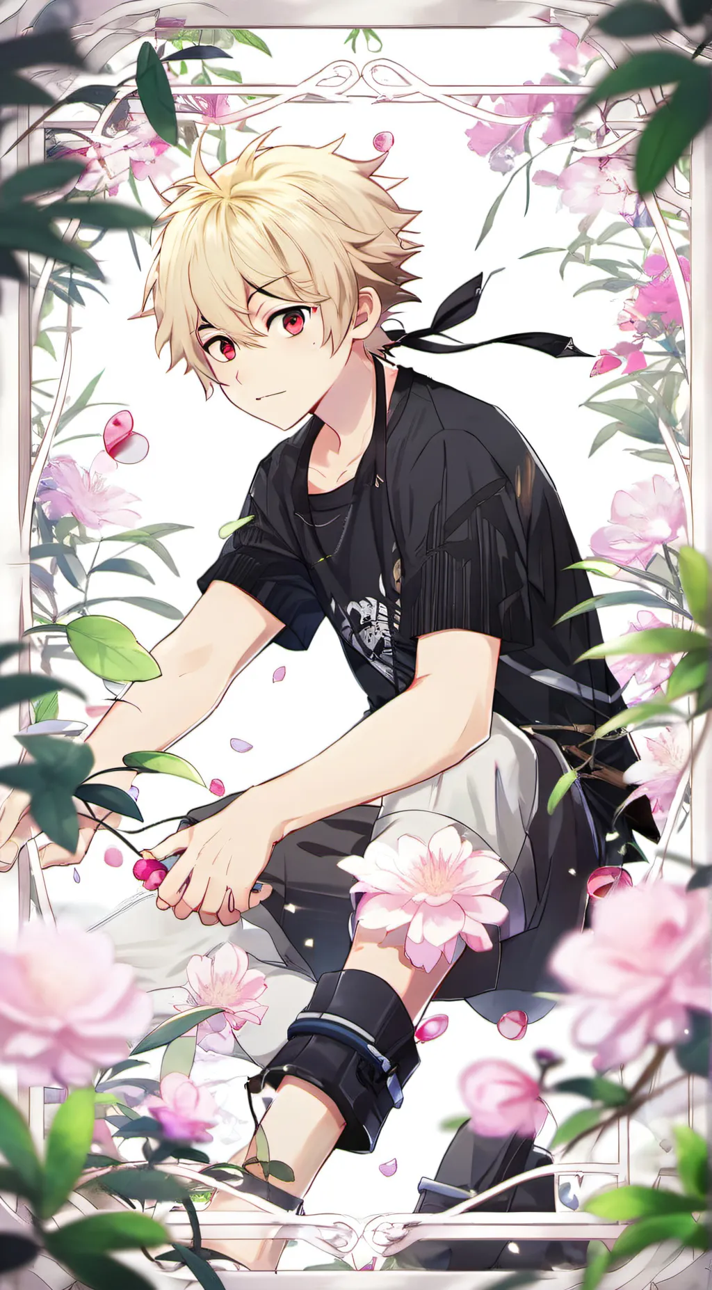 ai character: Bakugo  background