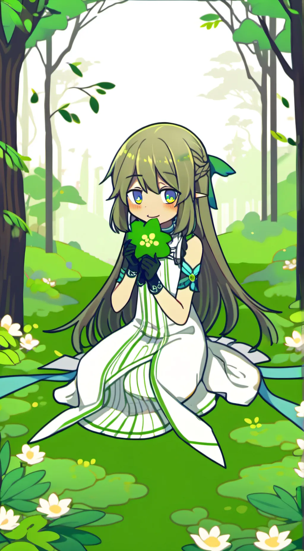 ai character: Nature (element) background