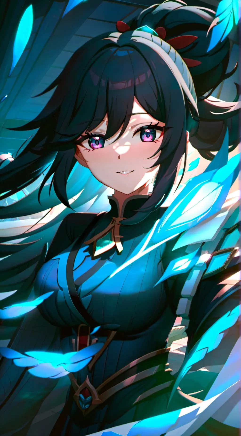 ai character: Mitsuki  background