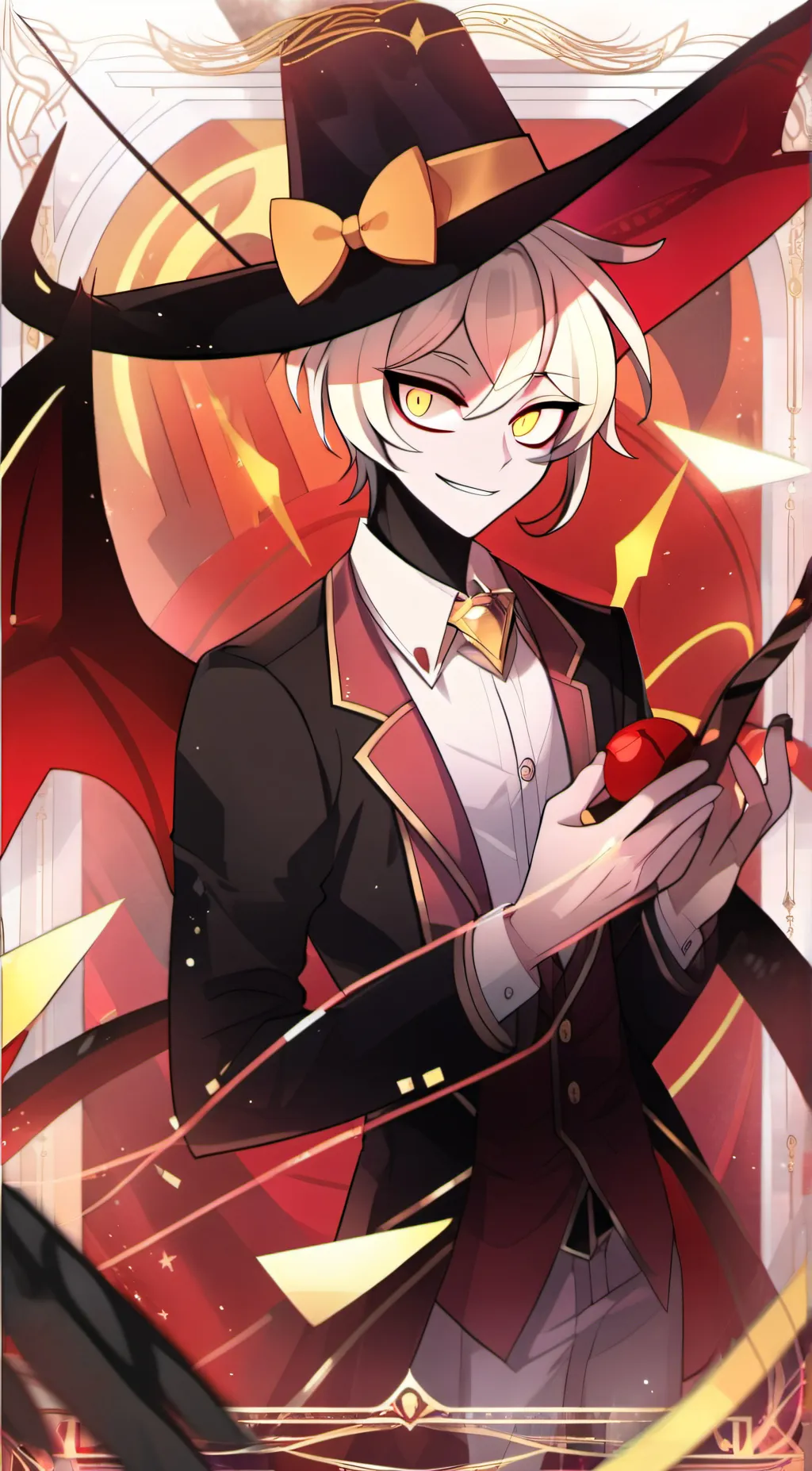 ai character: Lucifer m. background