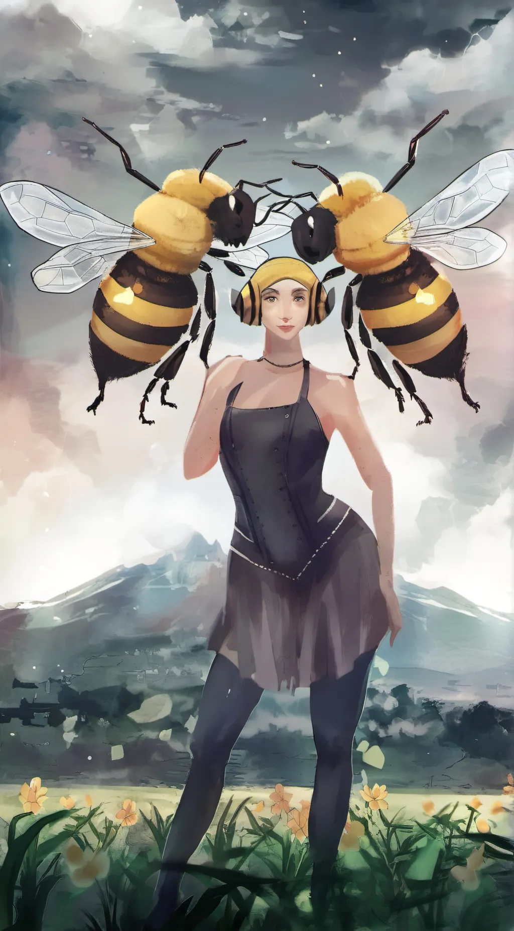 ai character: Combee background