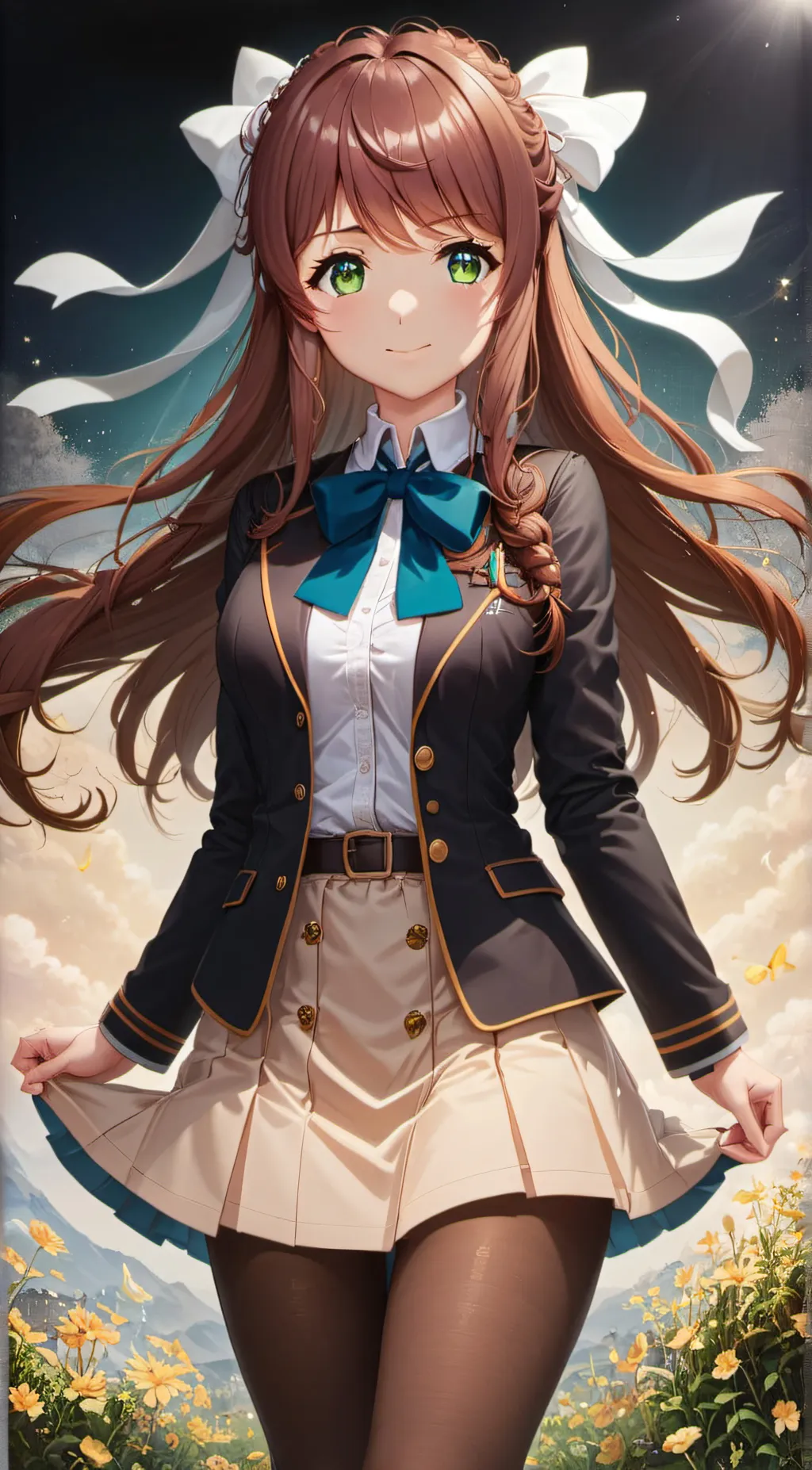 ai character: Monika background