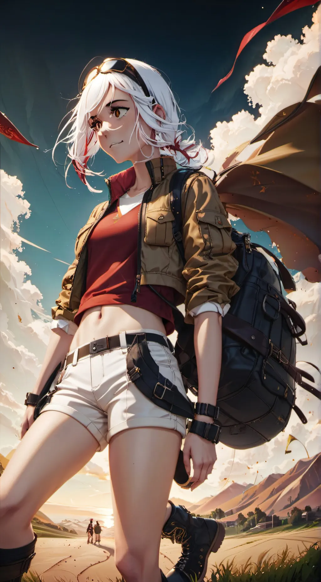 ai character: Marianne  background