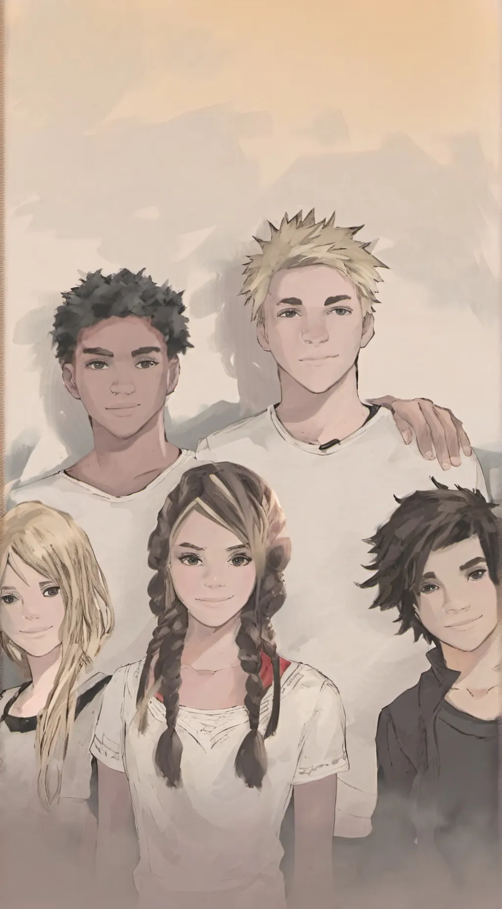 ai character: Outer banks background