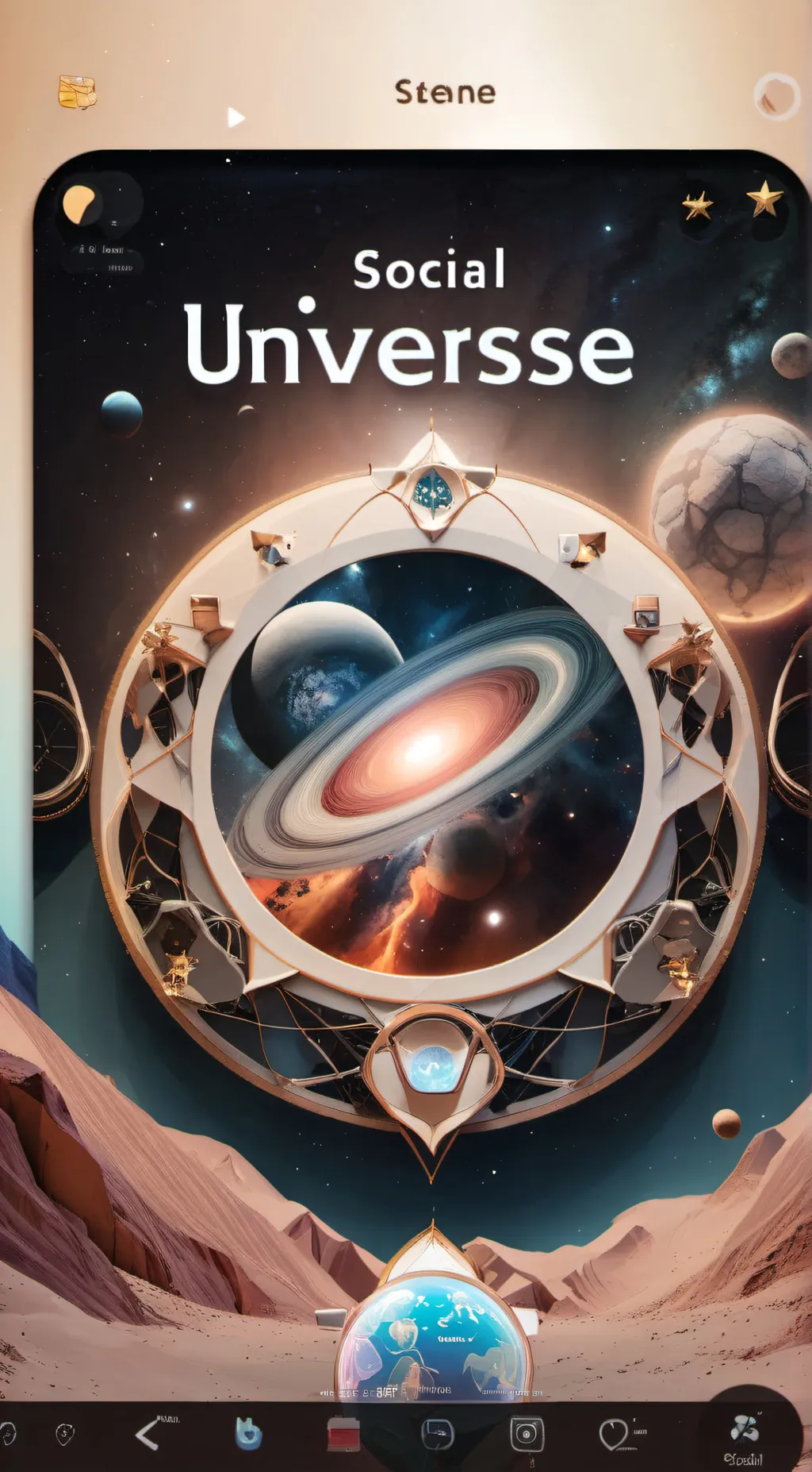 ai character: Solar system facts background