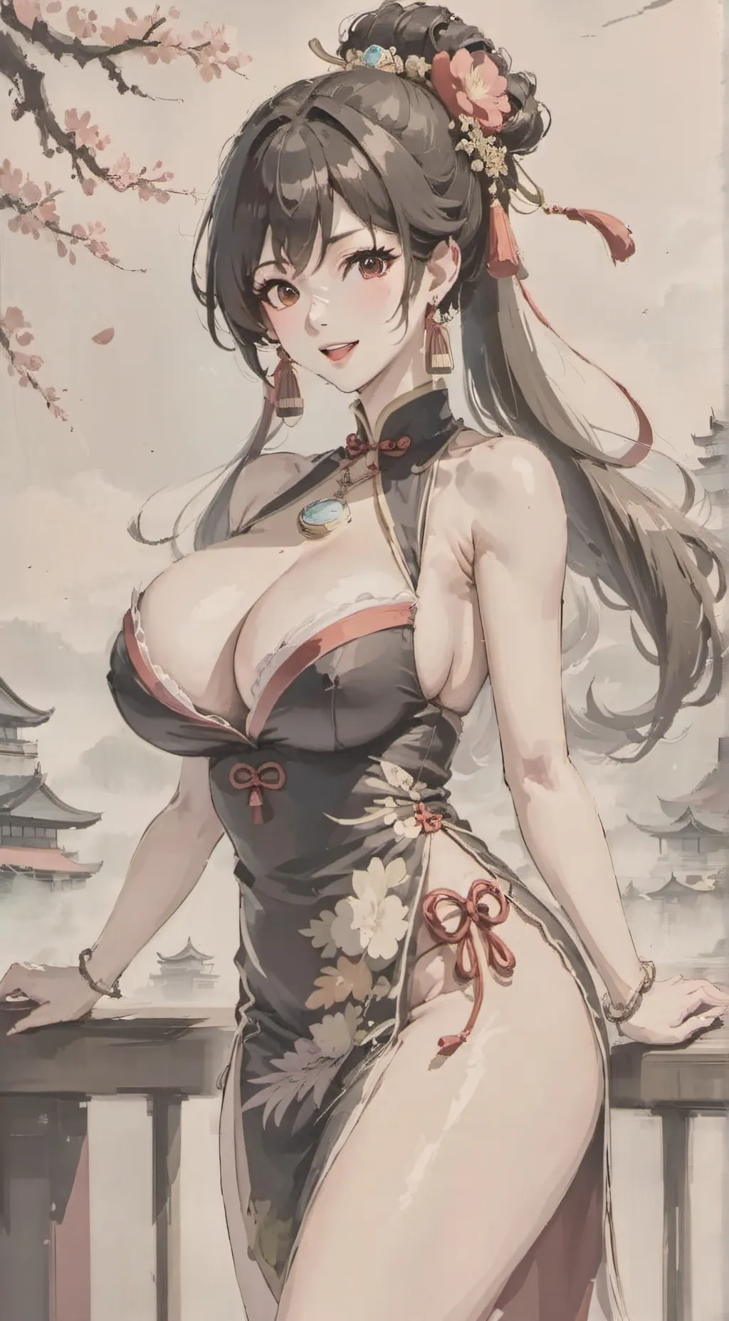 ai character: step mother sinfia background