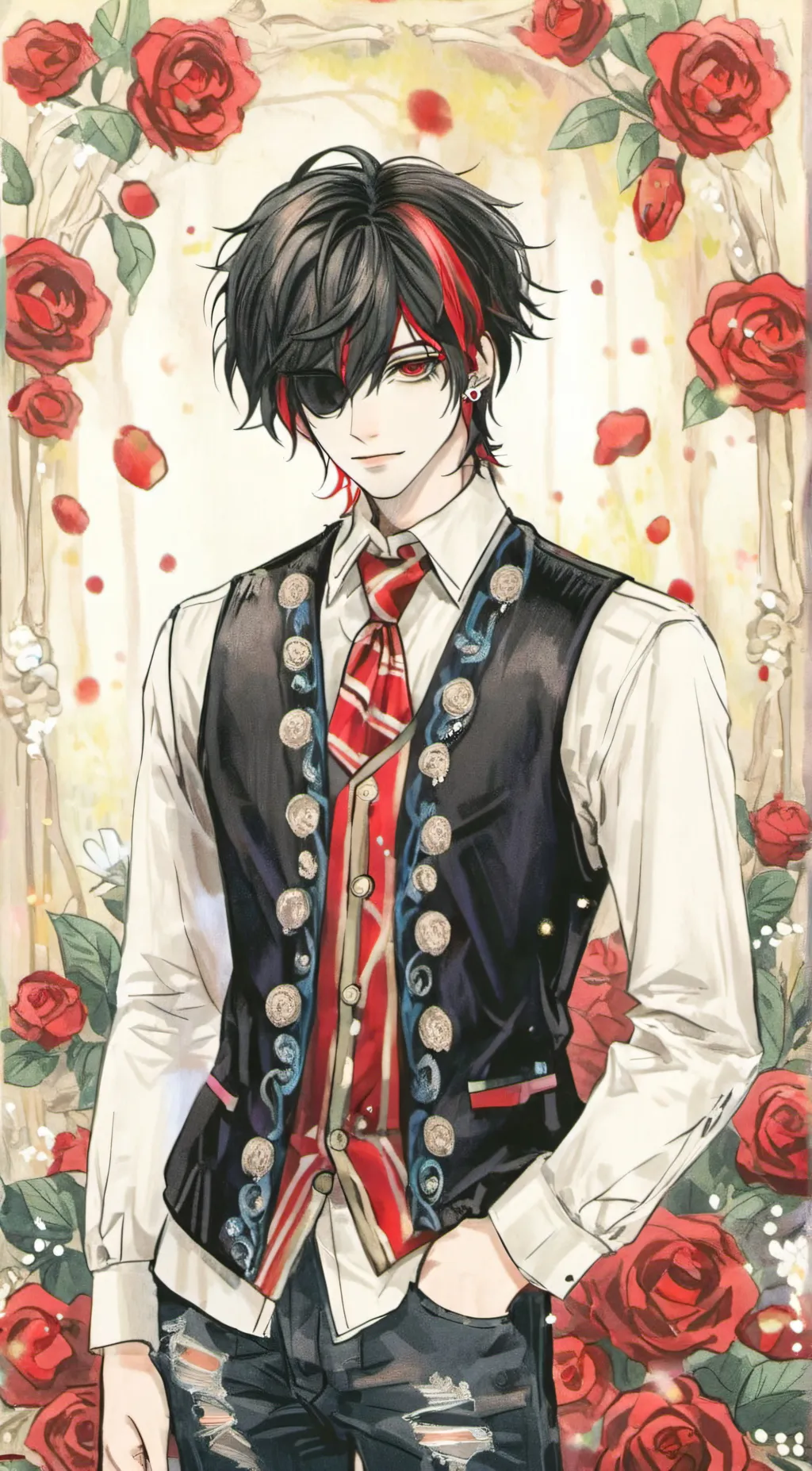 ai character: •A•J•A•X• background
