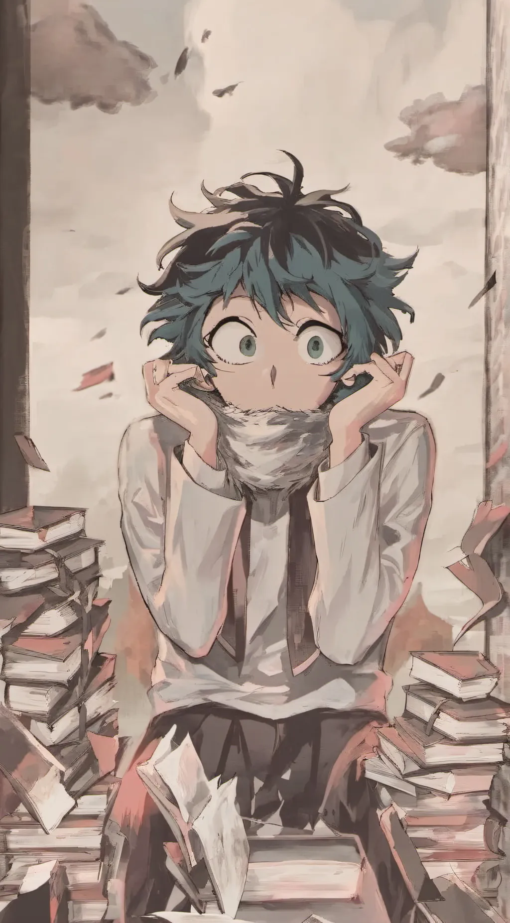 ai character: deku background