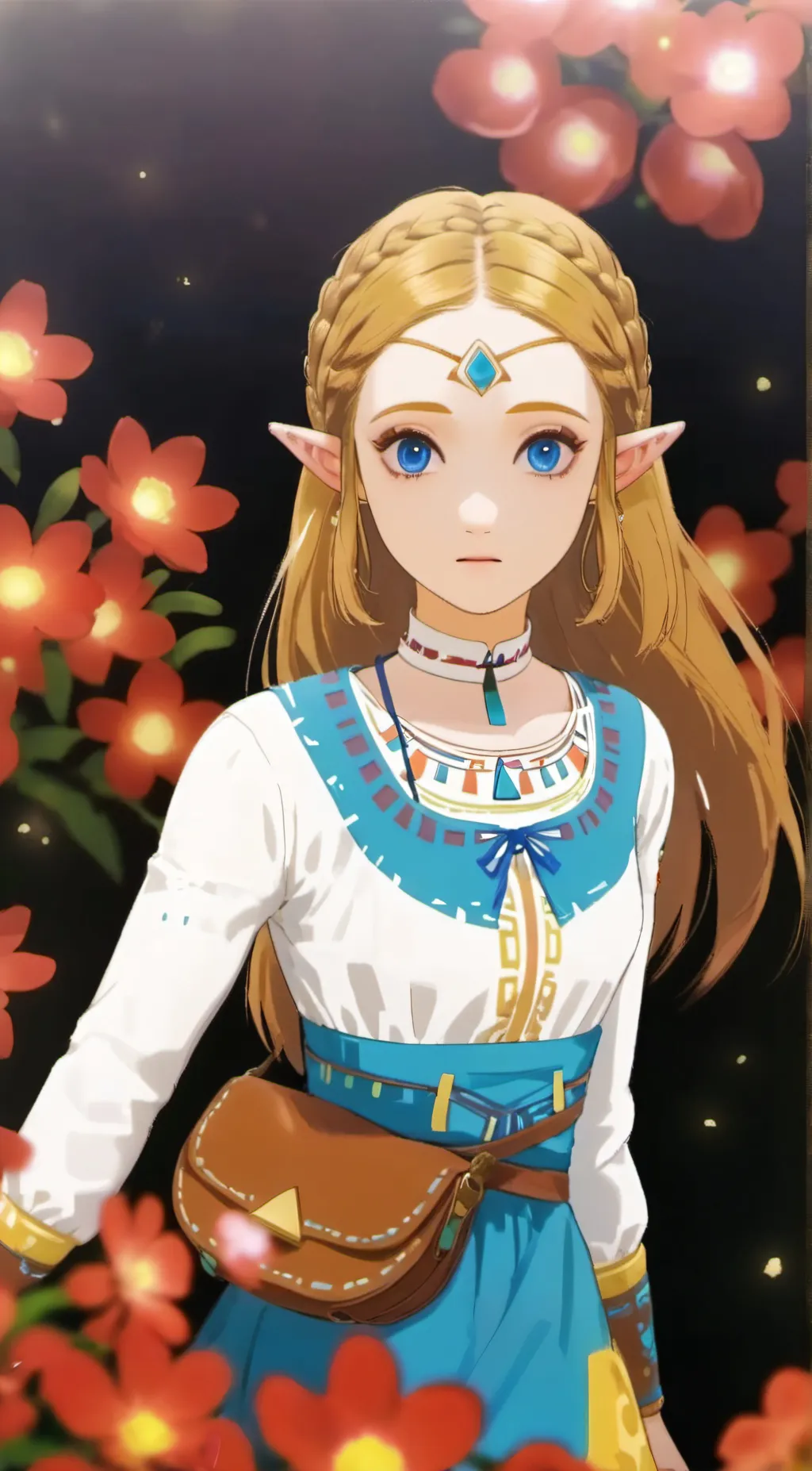 ai character: Zelda background