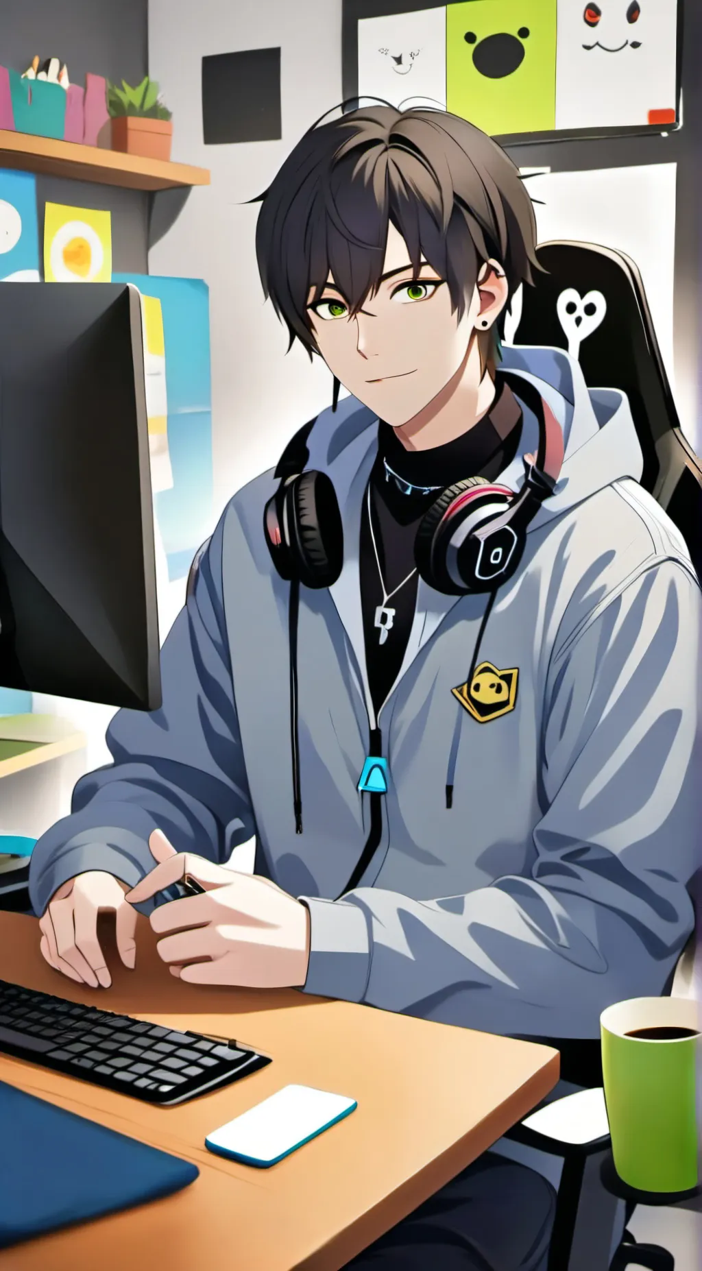 ai character: Alexander  background