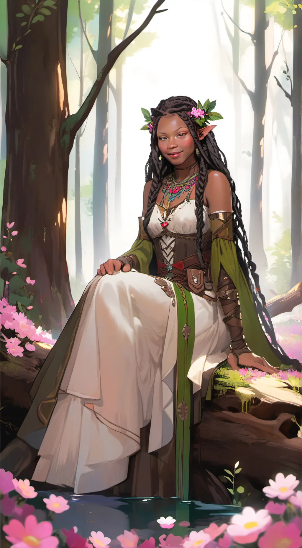 ai character: Florentine background