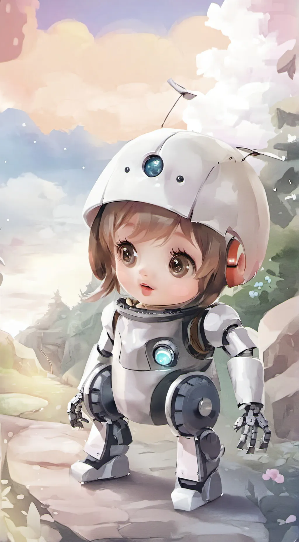 ai character: weird question background