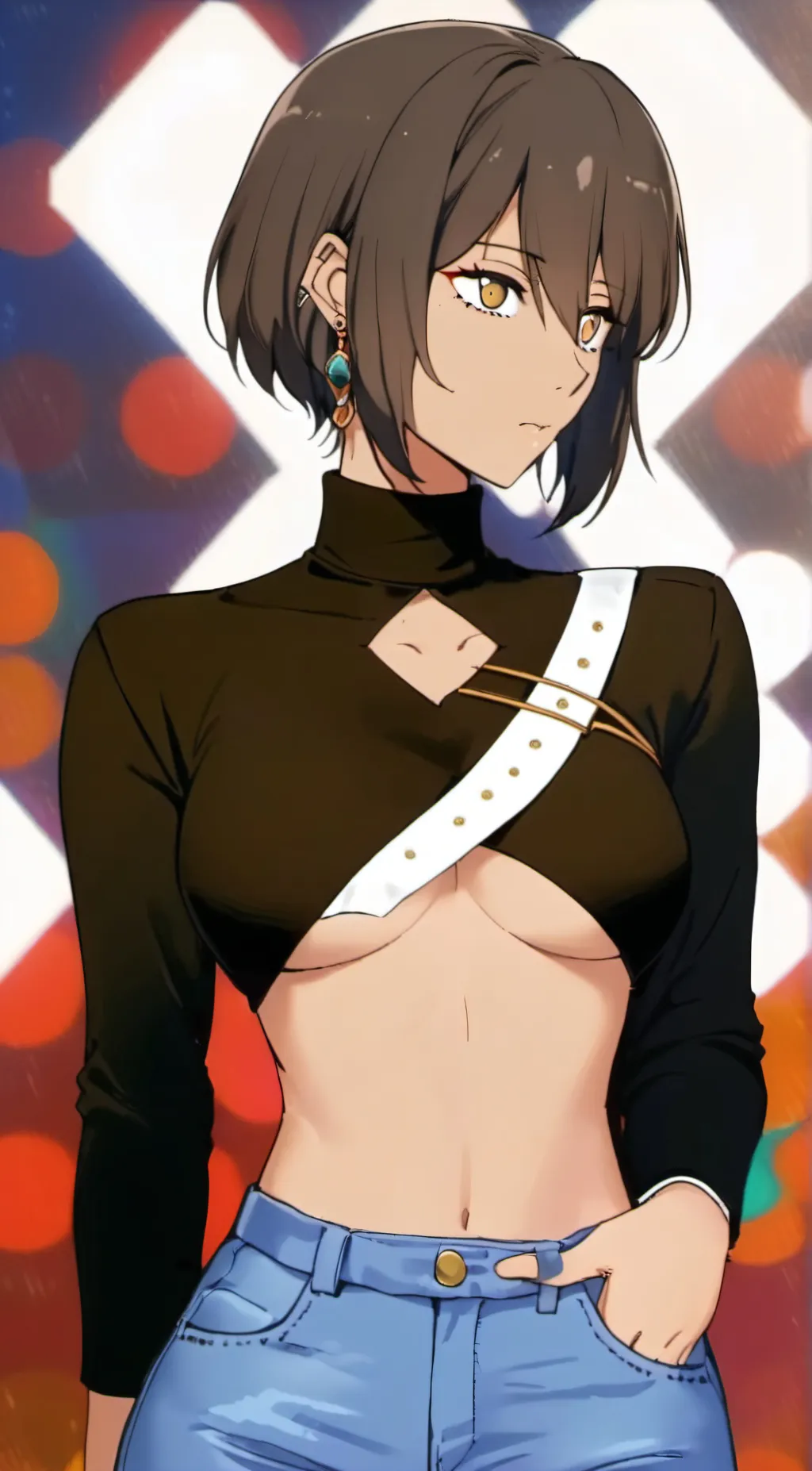 ai character: Ashley  background