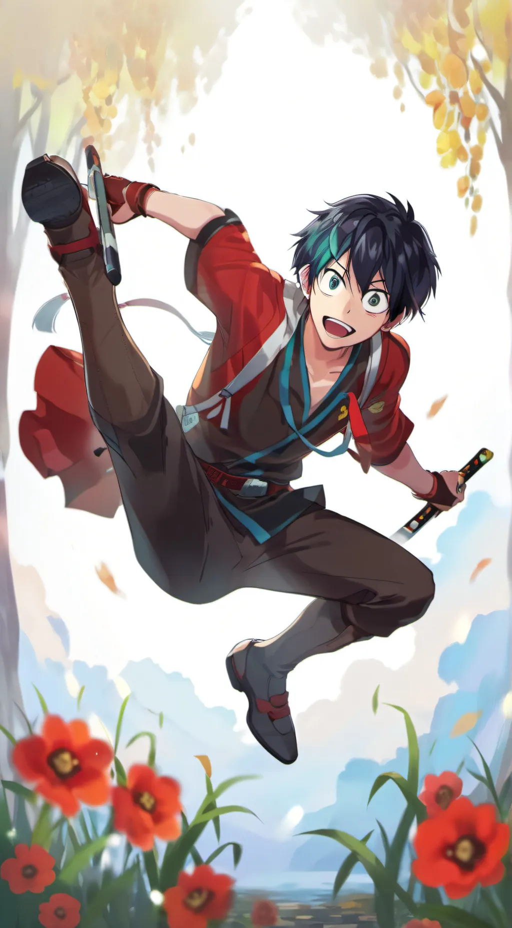 ai character: Mha GC background