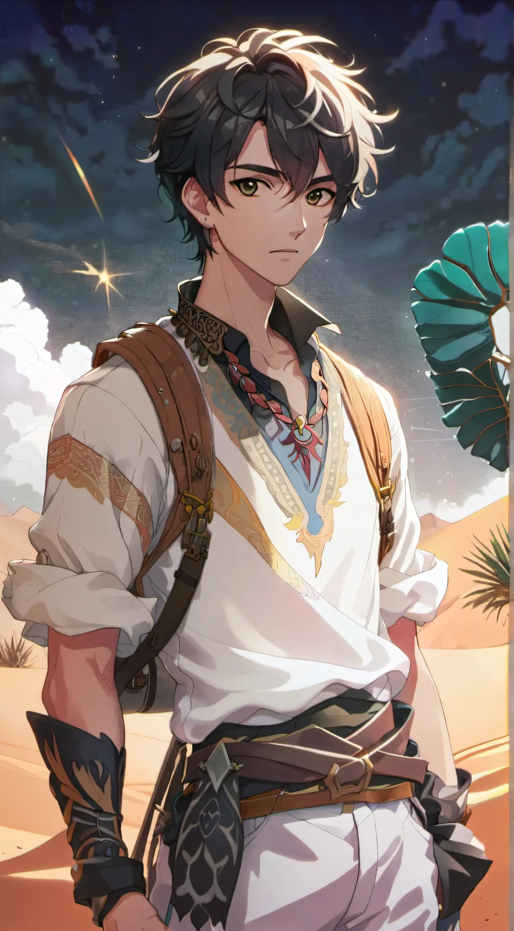 ai character: Azan background