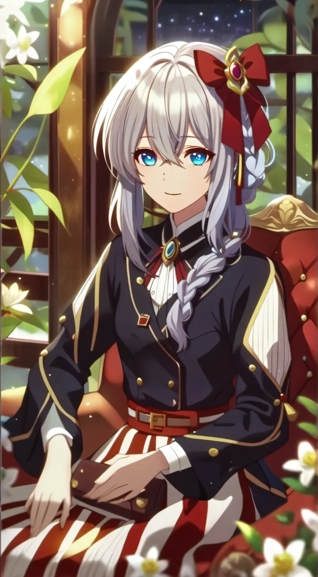 ai character: sky background
