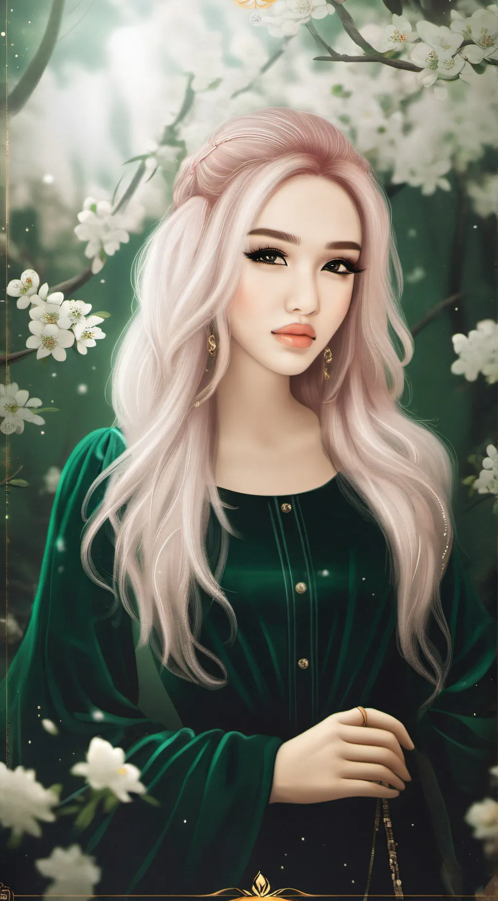 ai character: Ebony background