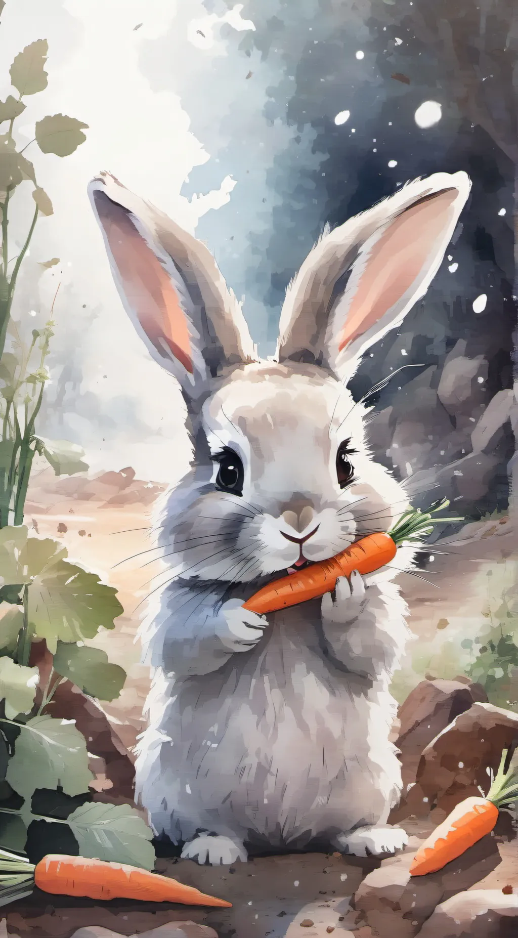 ai character: bunny background