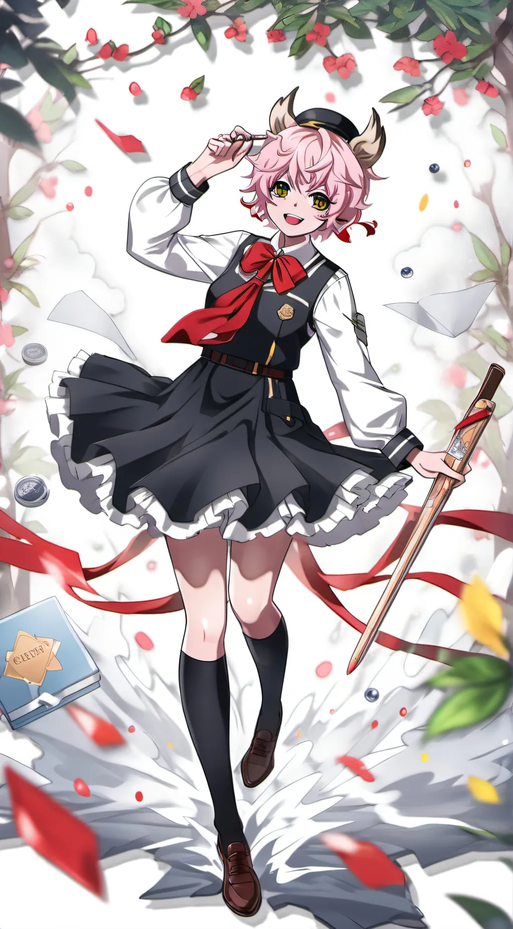ai character: Mina Ashido background