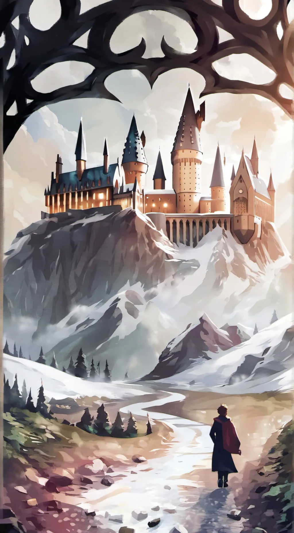 ai character: Hogwarts Rp background