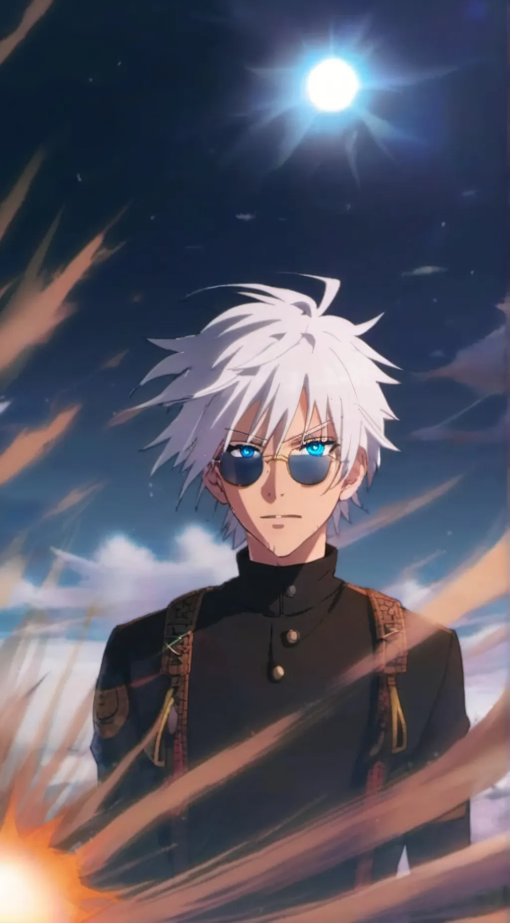 ai character: Saturo Gojo background