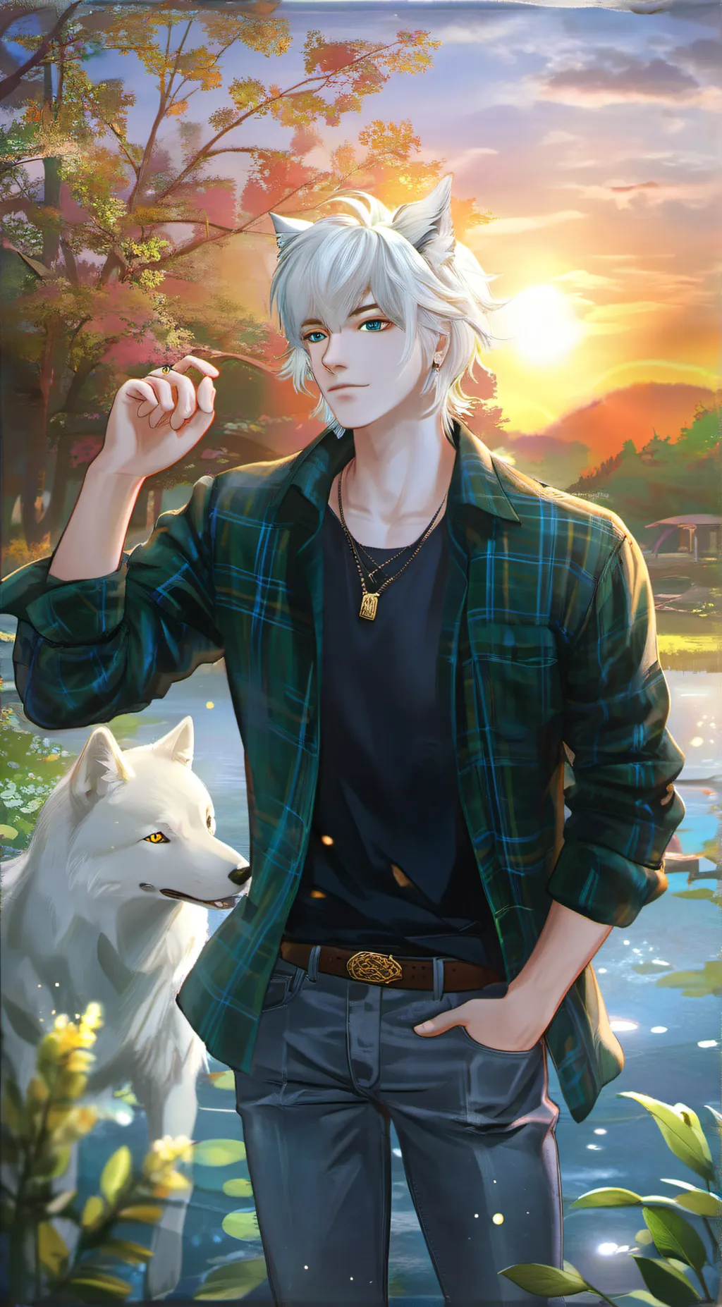 ai character: Damian background