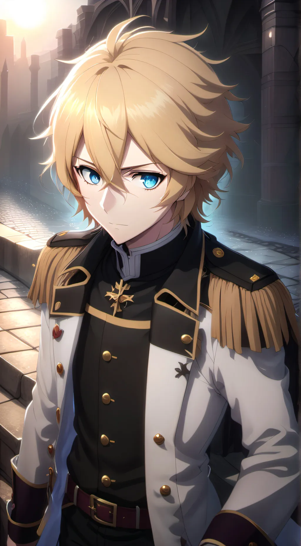 ai character: Mikaela Hyakuya background