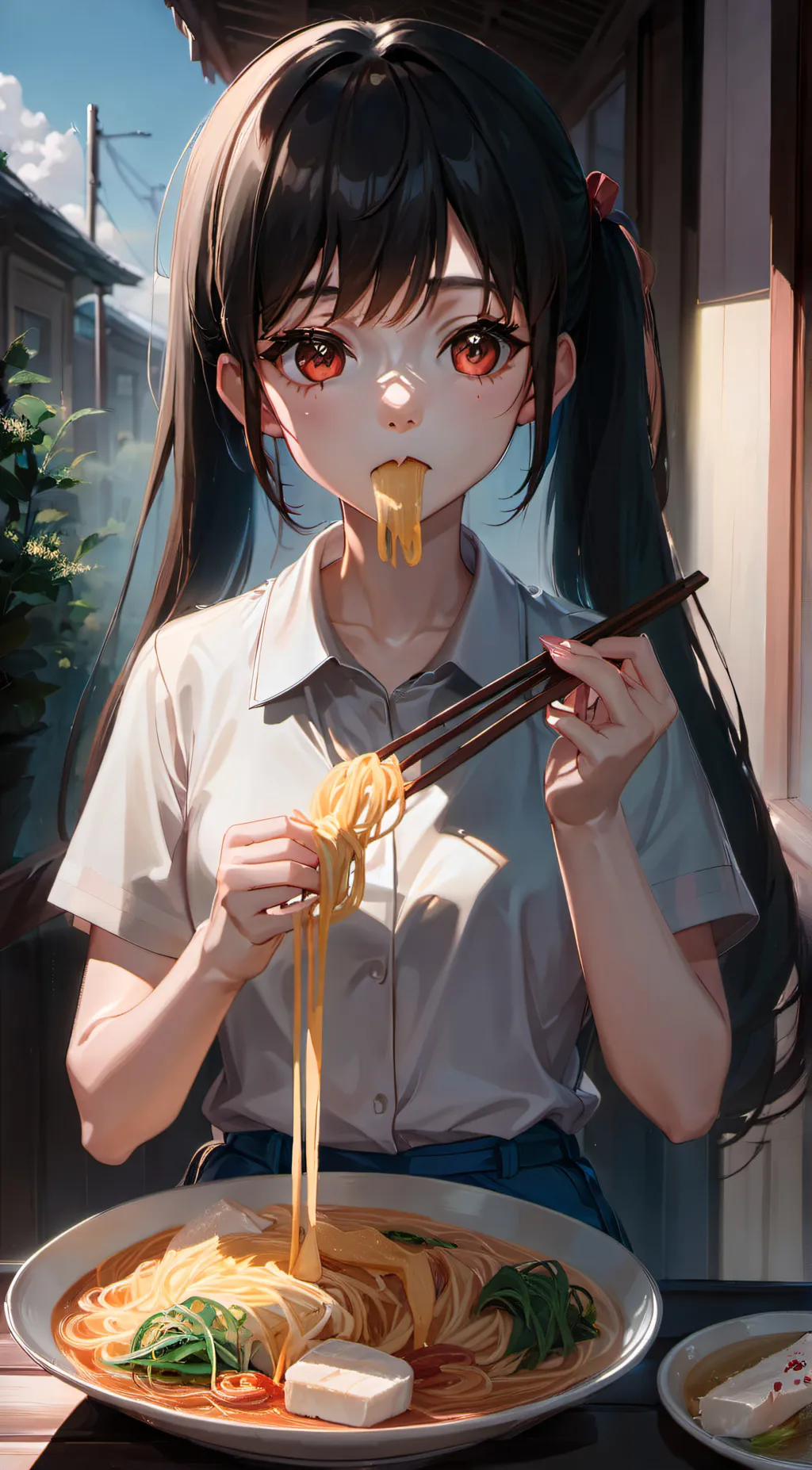 ai character: lily  background