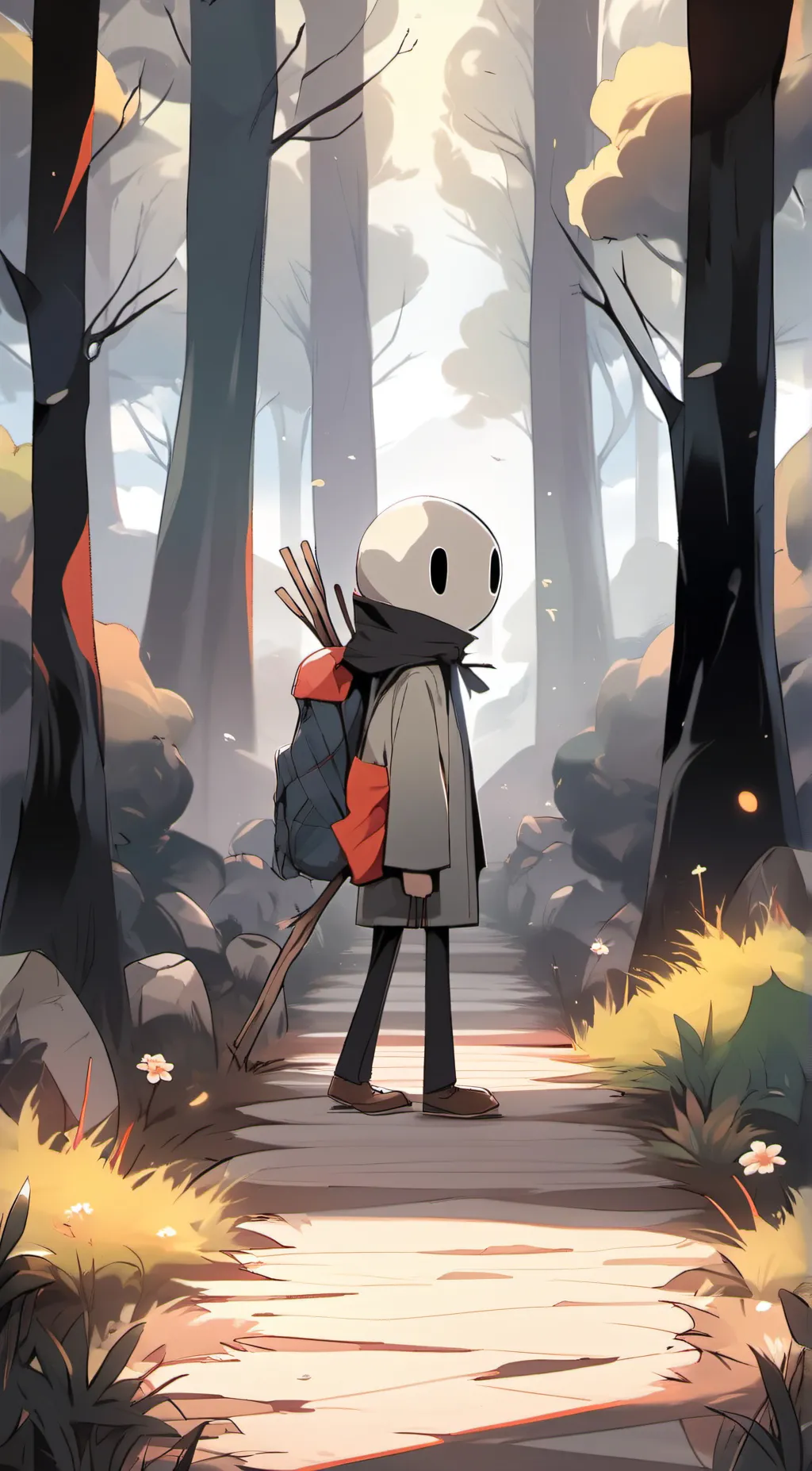 ai character: sticko background