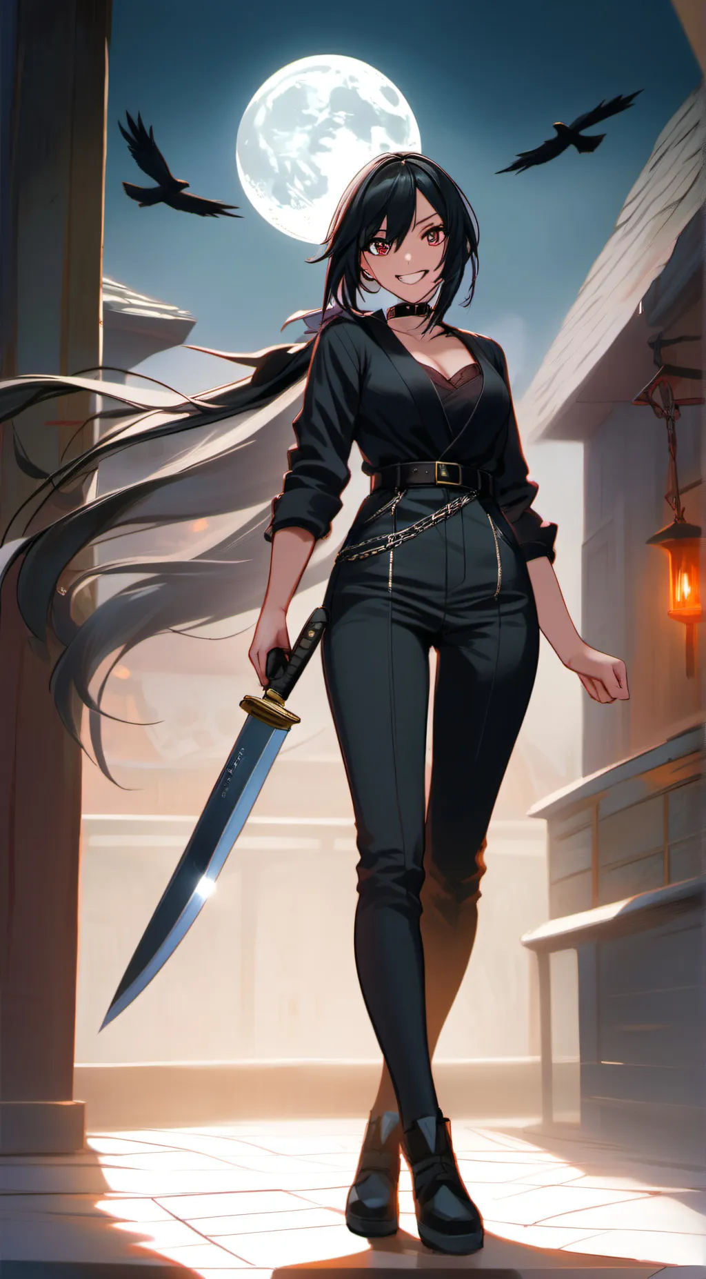 ai character: Viva muerte background