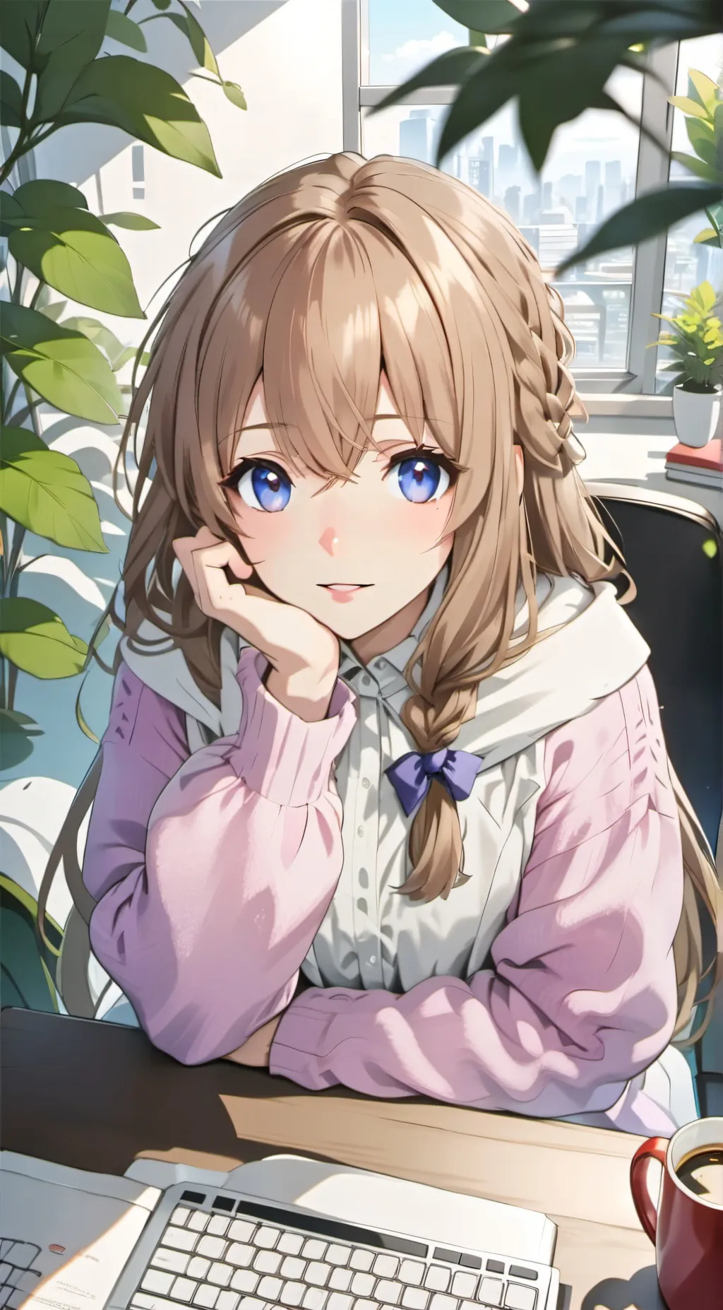 ai character: ItsBonnie background