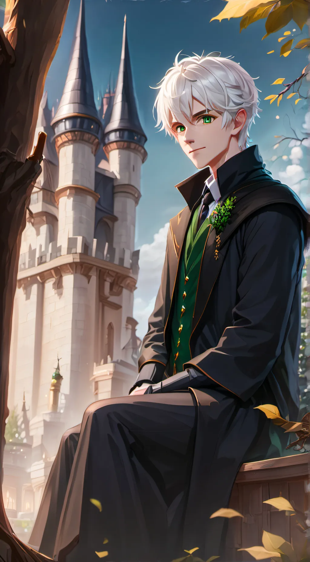 ai character: Draco 🐍 background