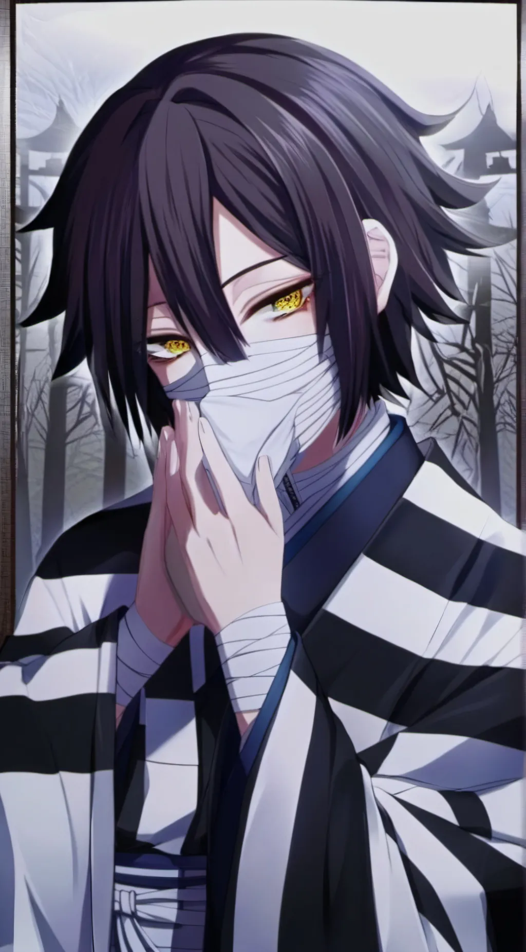 ai character: Obanai Iguro background