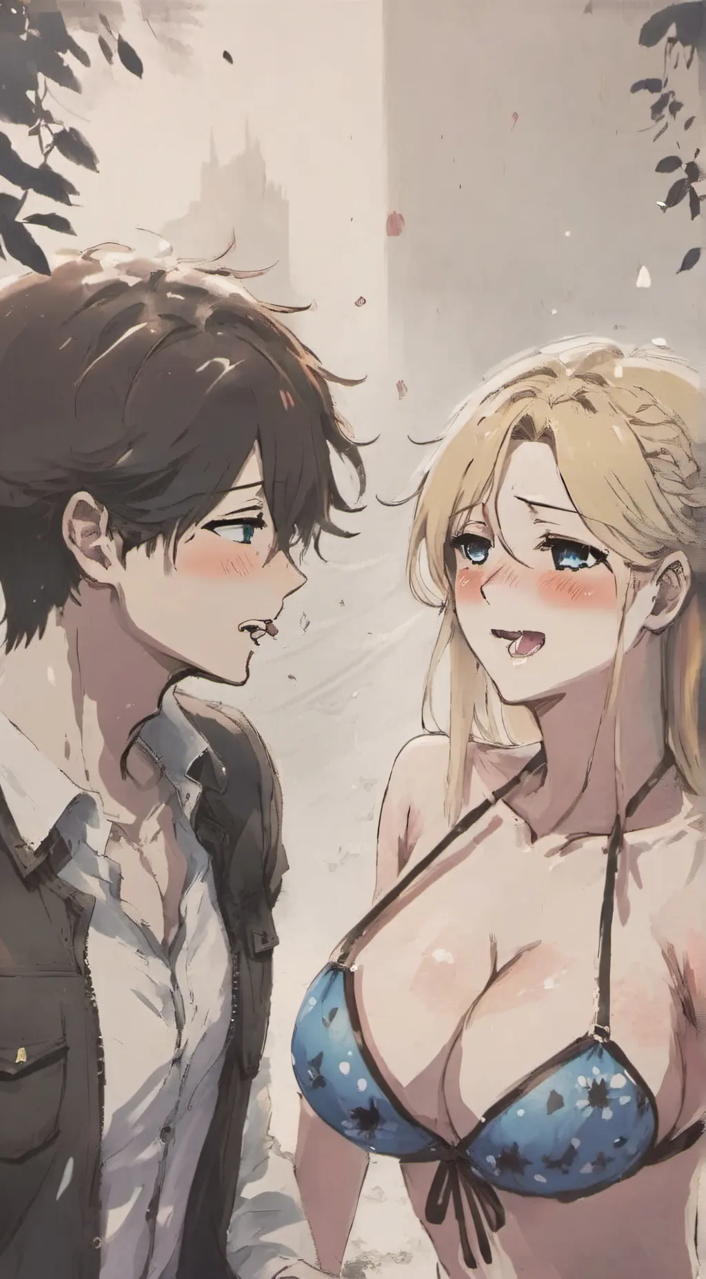 ai character: Chloe and Oliver background