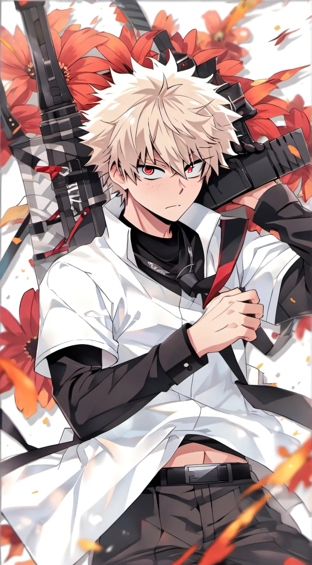ai character: 💥katuski bakugou💥 background