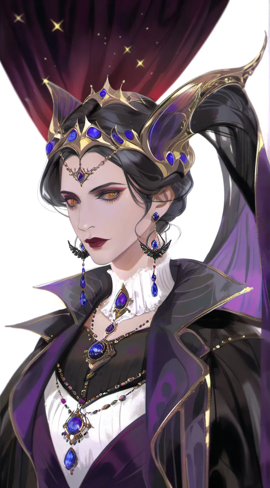 ai character: mary\ evil queen background