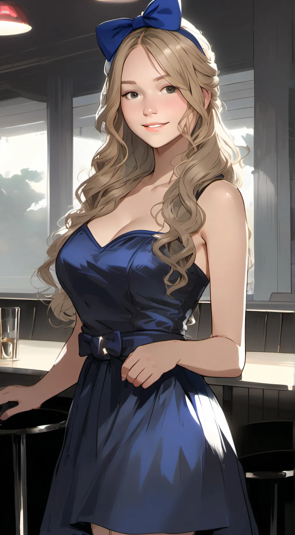 ai character: Madeline  background