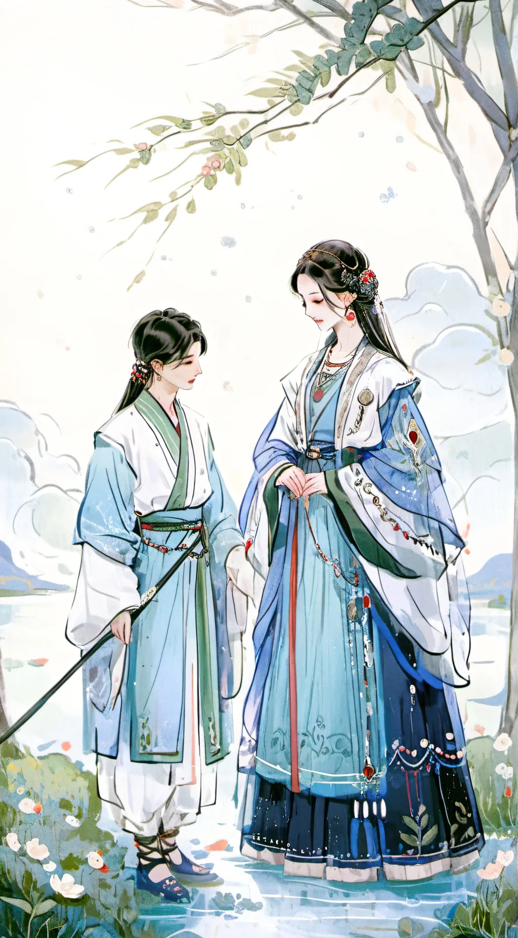 ai character: Lin background