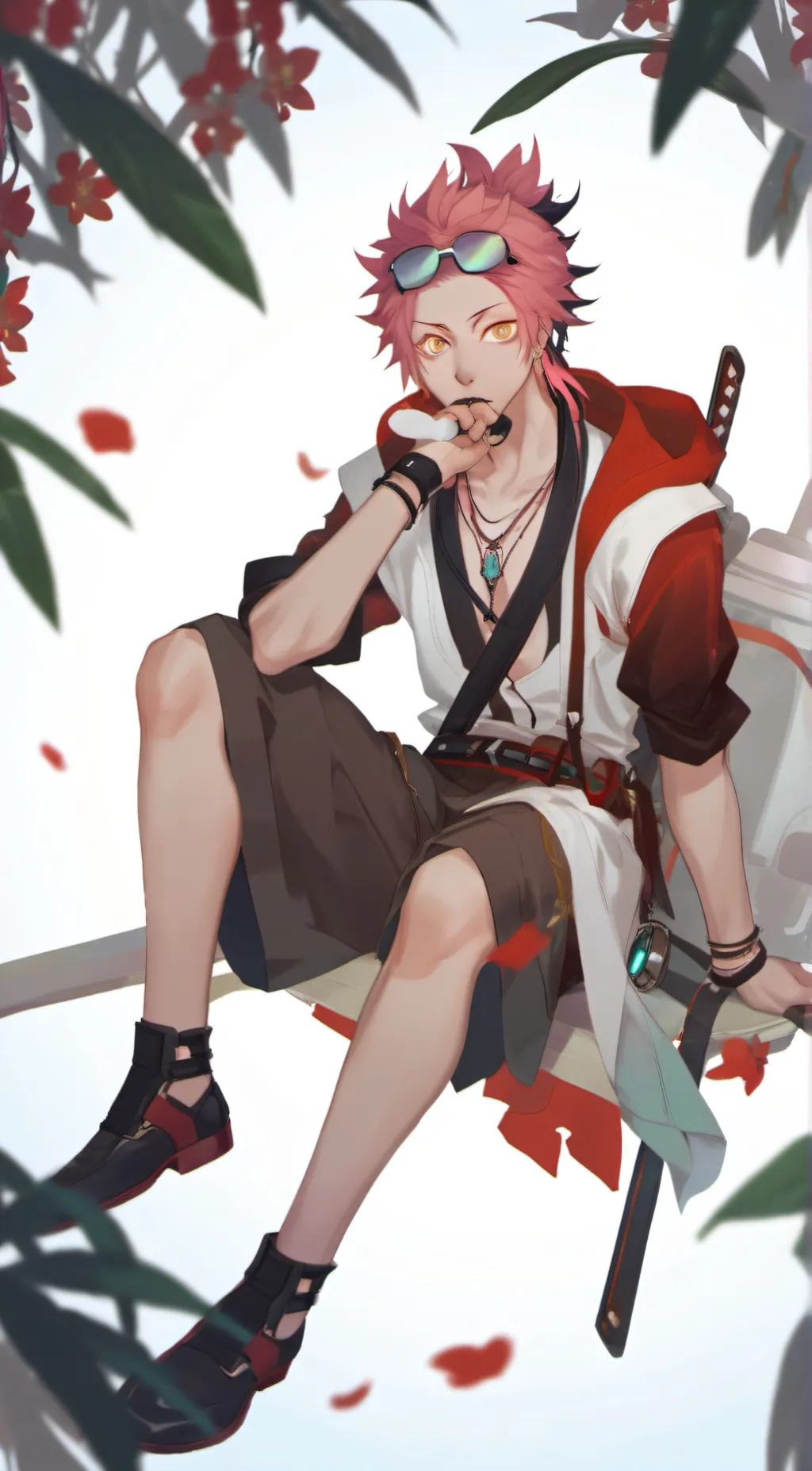 ai character: Kirishma  background