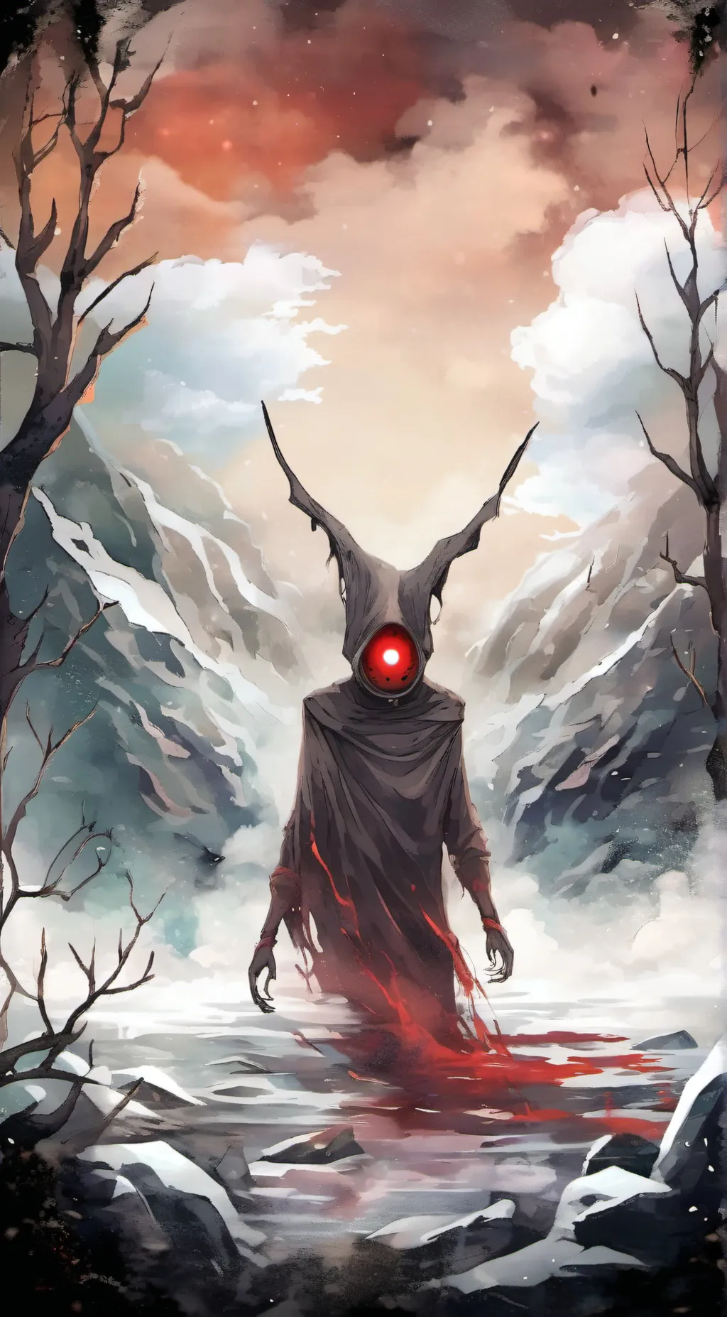 ai character: 👁️👁️ background