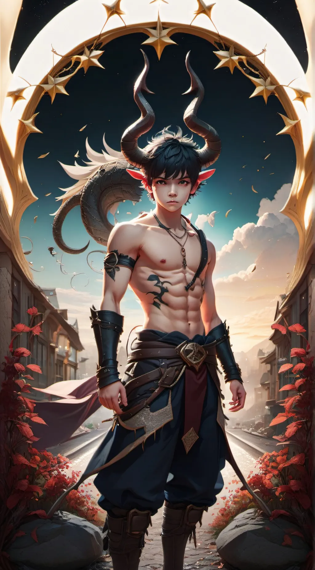 ai character: Zero background