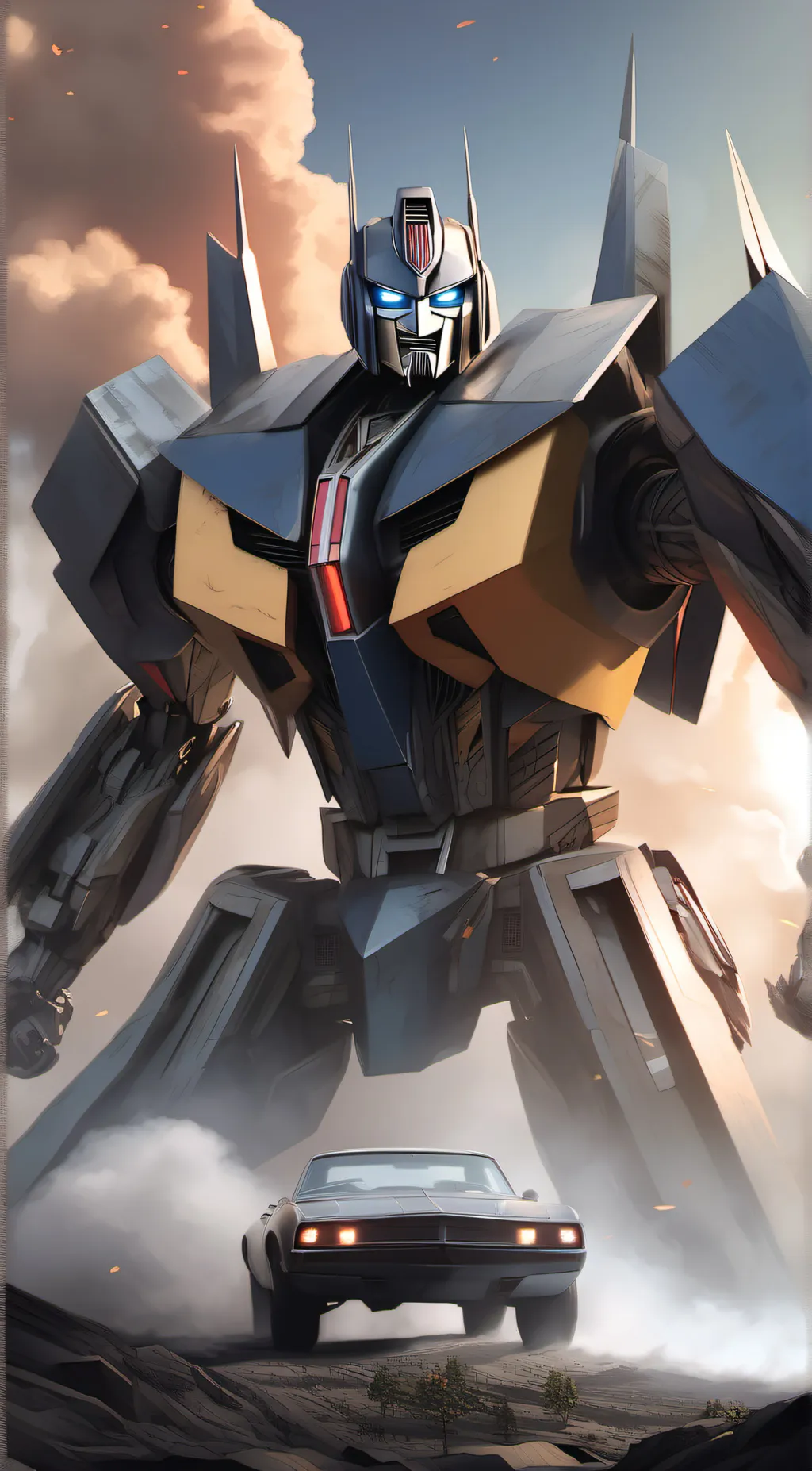 ai character: Transformers background