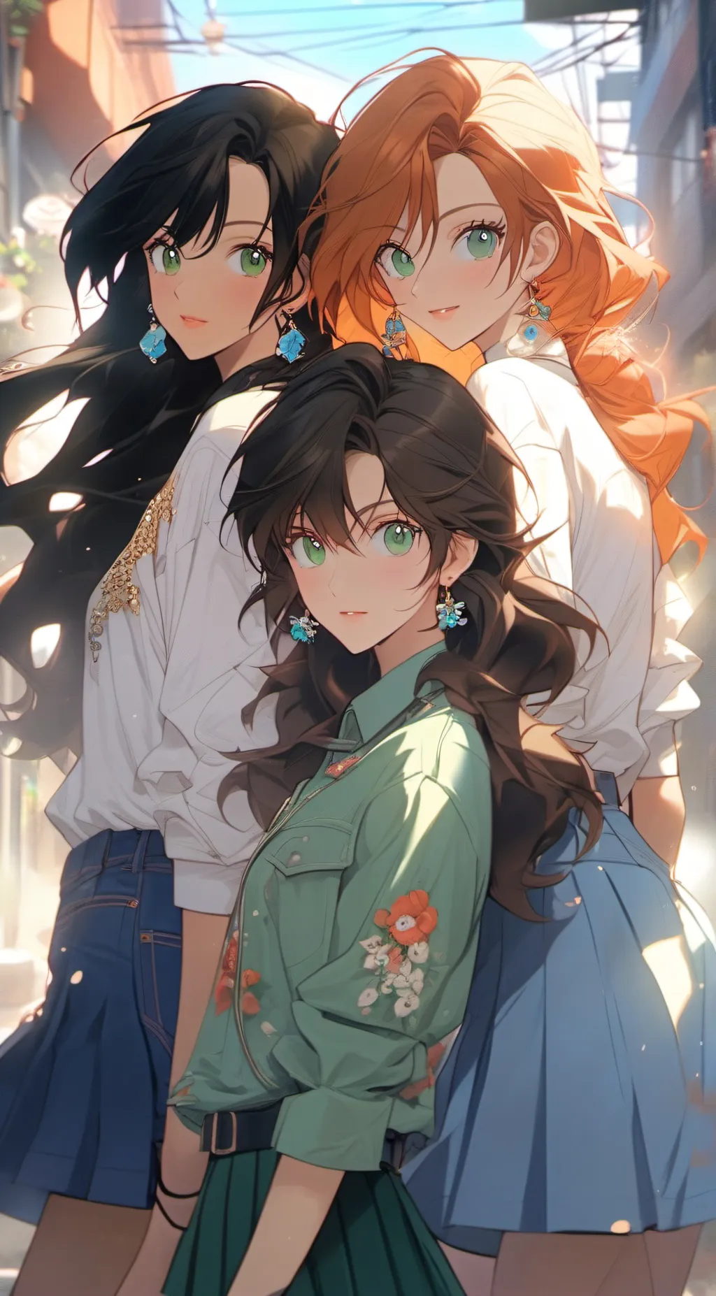 ai character: Charlie,Ava,Nancy background