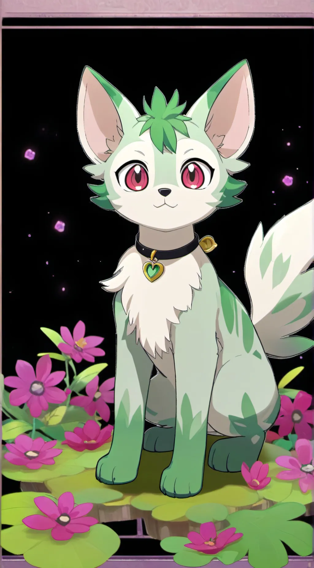 ai character: Sprigatito background
