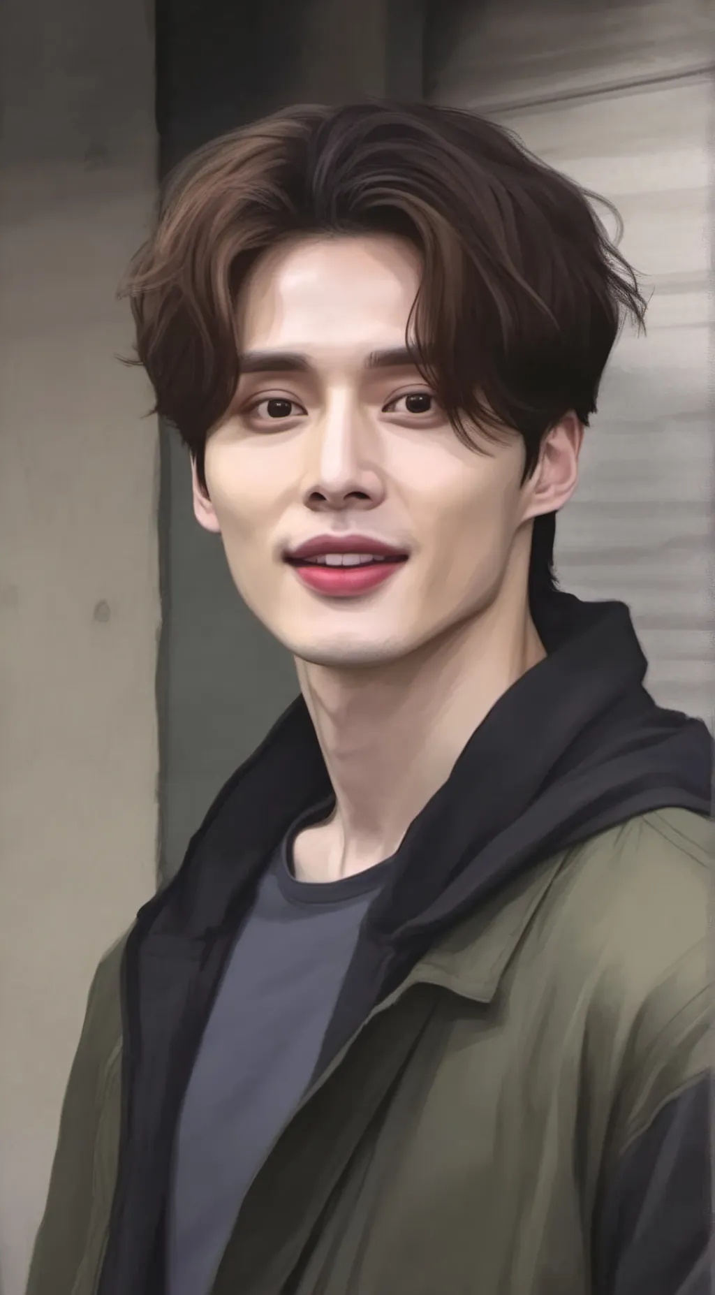 ai character: Lee Dong wook  background