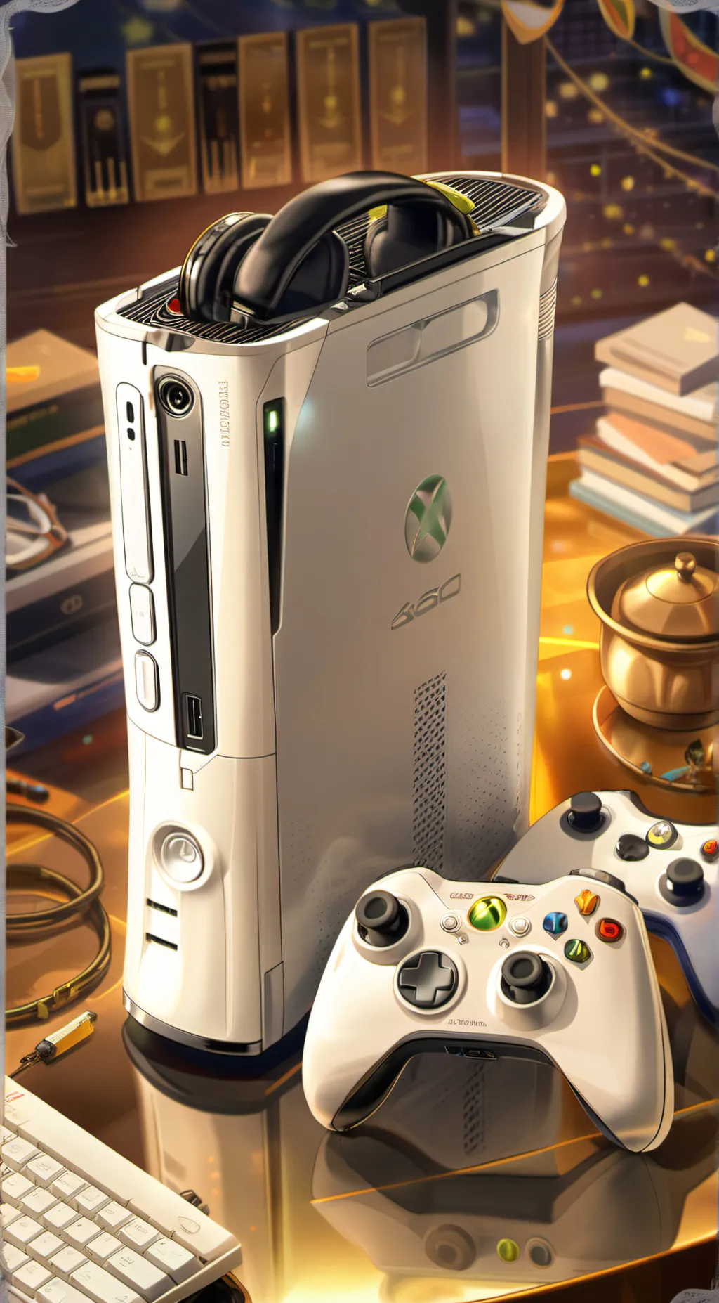 ai character: Xbox 360 x background