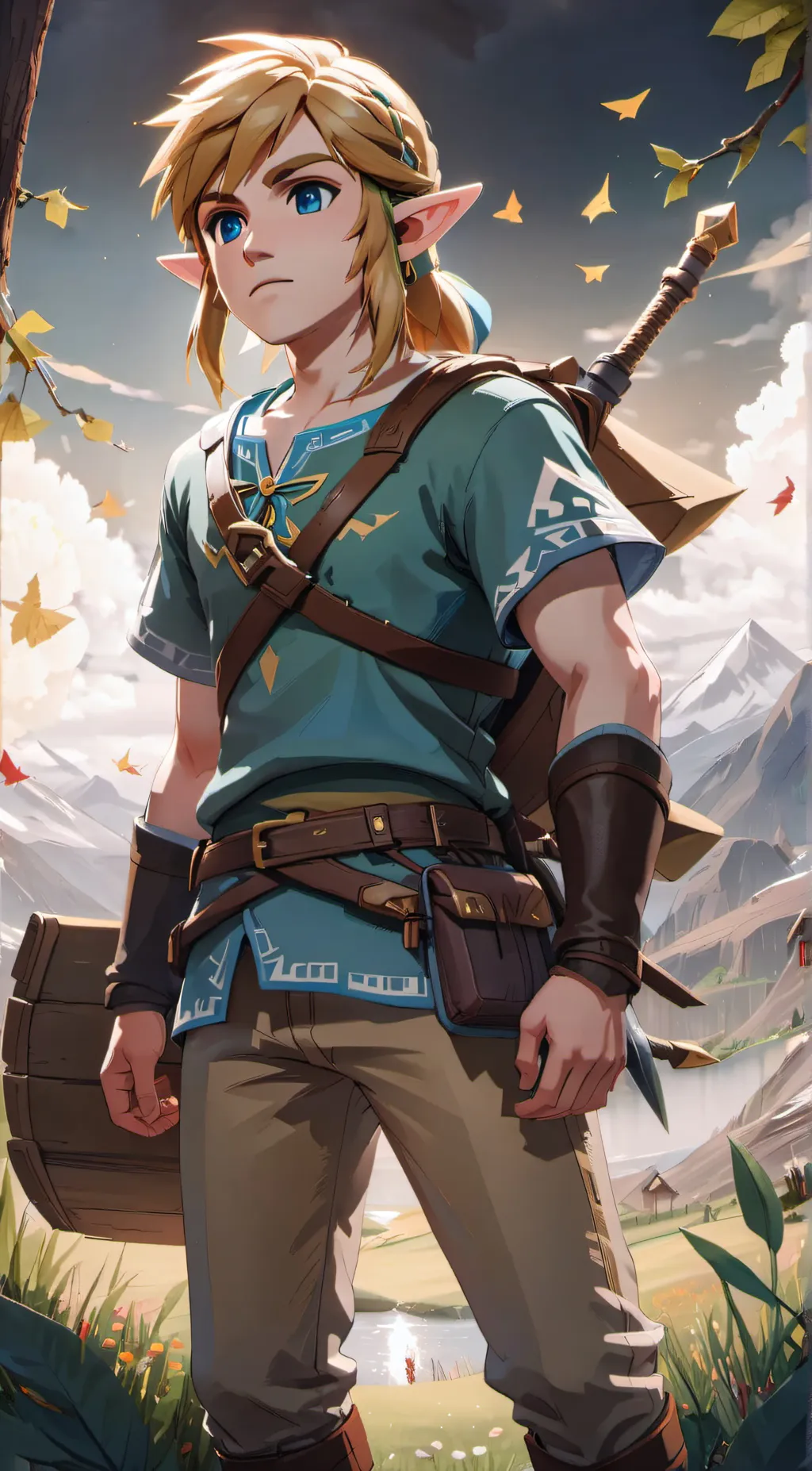 ai character: Link background