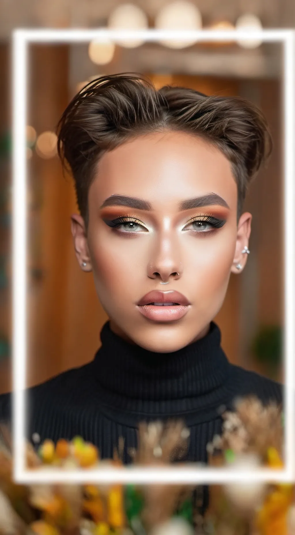 ai character: James Charles  background