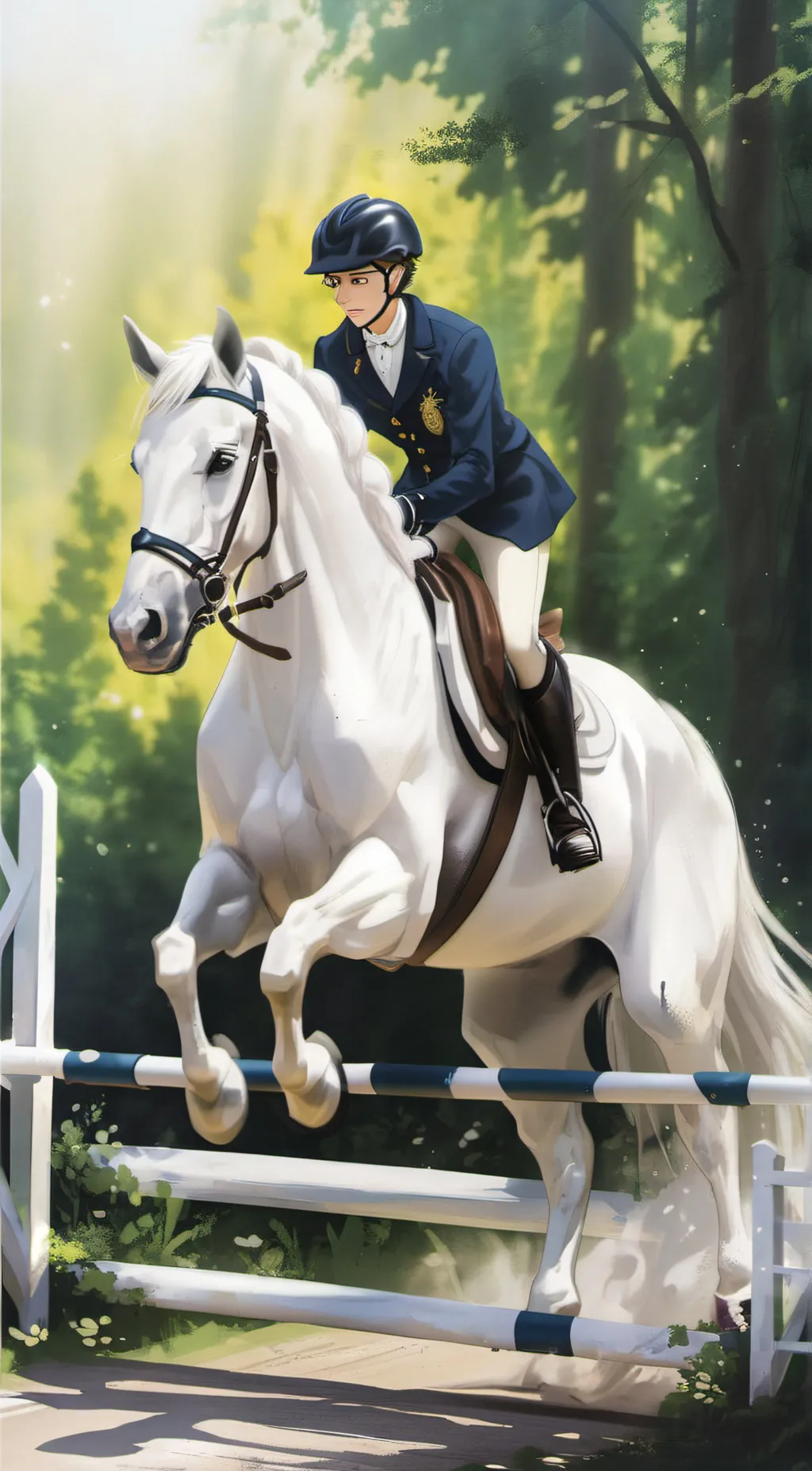 ai character: Snowman background