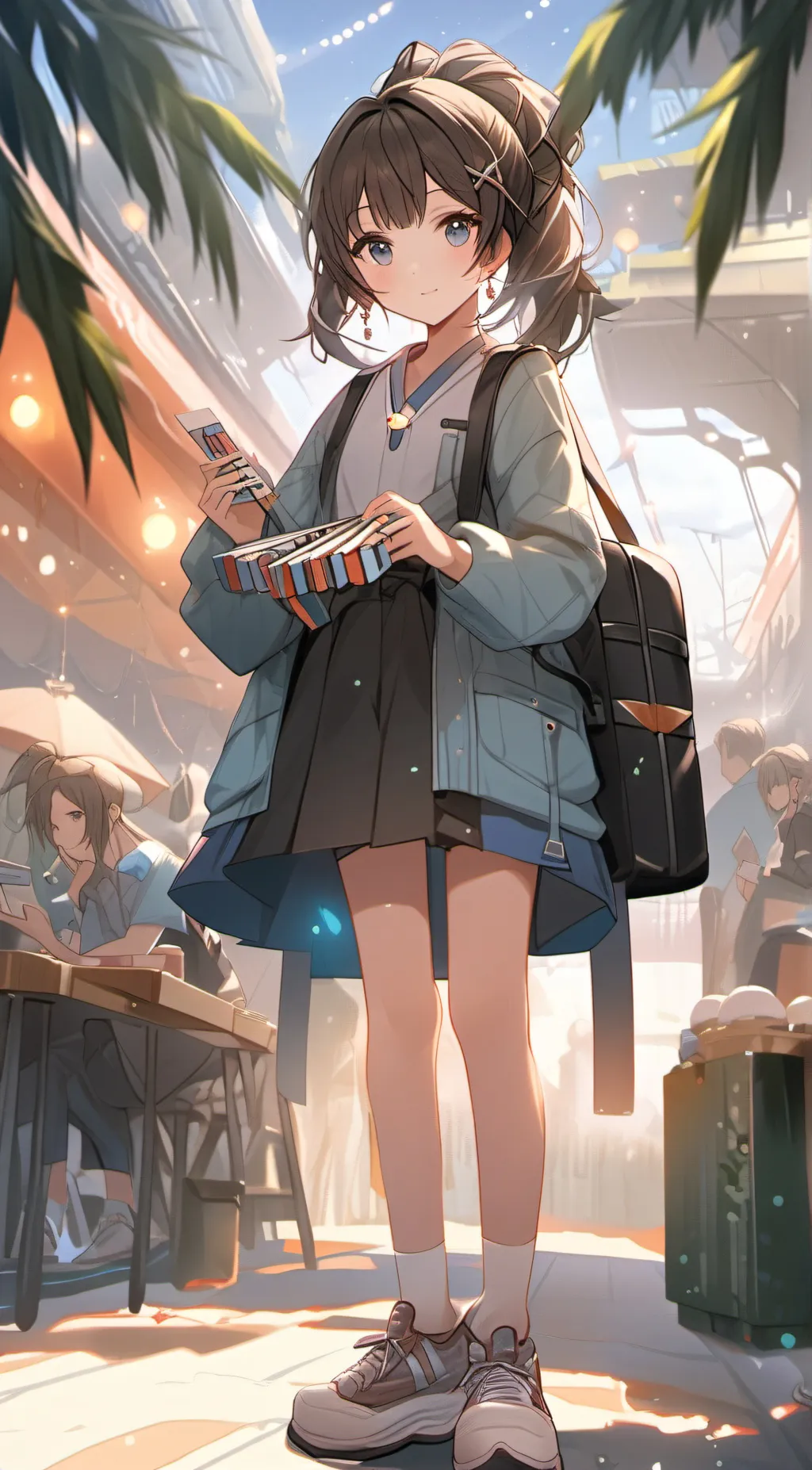 ai character: Lily  background